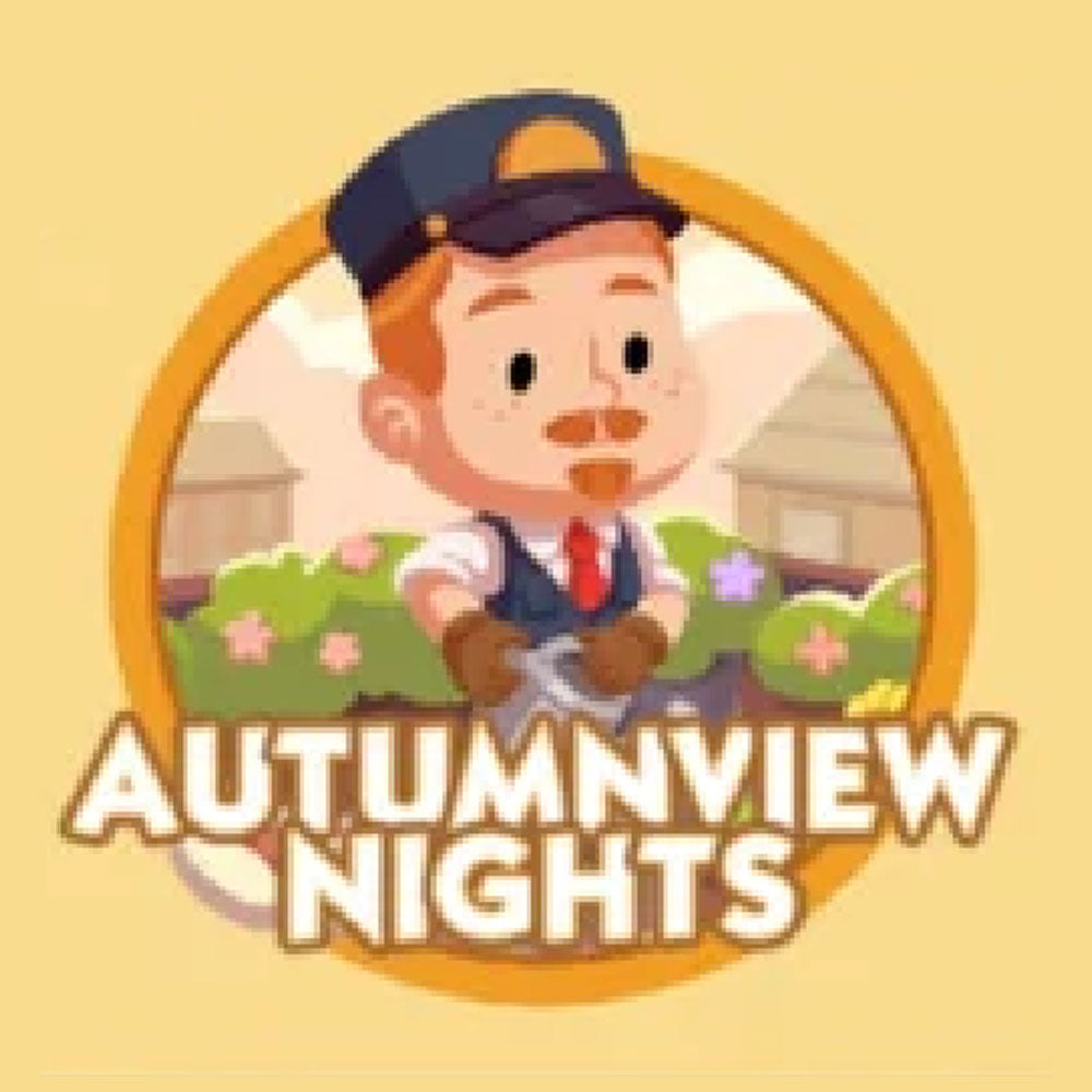 Set 13 AUTUMNVIEW NIGHTS Monopoly Go Sticker