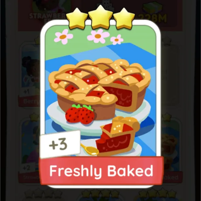 Set12 Freshly Baked,Monopoly Go Sticker,Set12:6