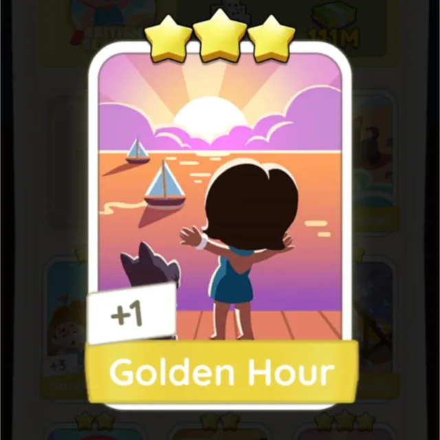 Set6 Golden Hour,Monopoly Go Sticker,Set6:9