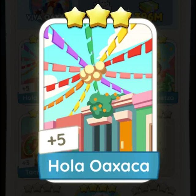 Set14 Hola Oaxaca,Monopoly Go Sticker,Set14:1
