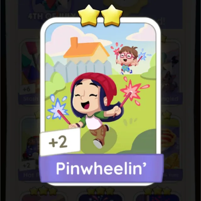 Set8 Pinwheelin’,Monopoly Go Sticker,Set8:2