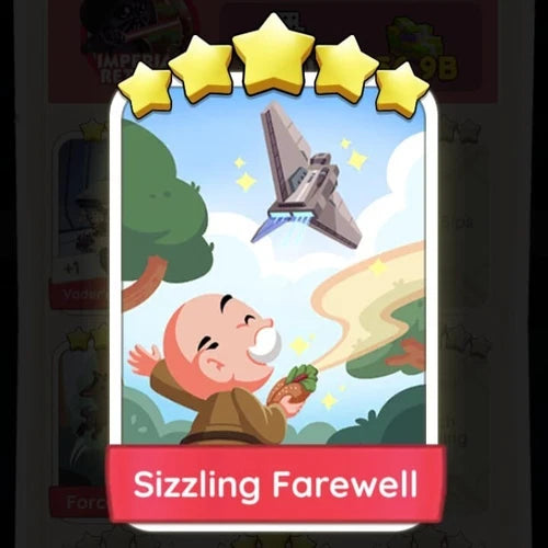 Set18 Sizzling Farewell,Monopoly Go Sticker,Set18:8