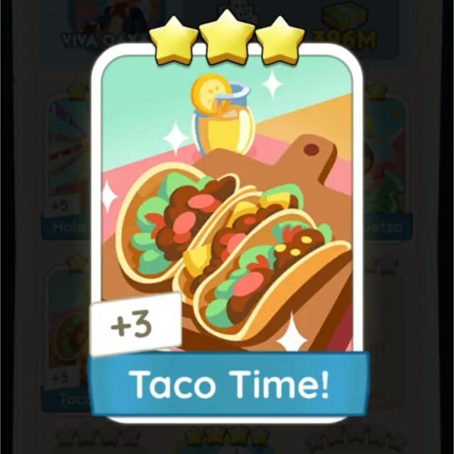 Set14 Taco Time!,Monopoly Go Sticker,Set14:4