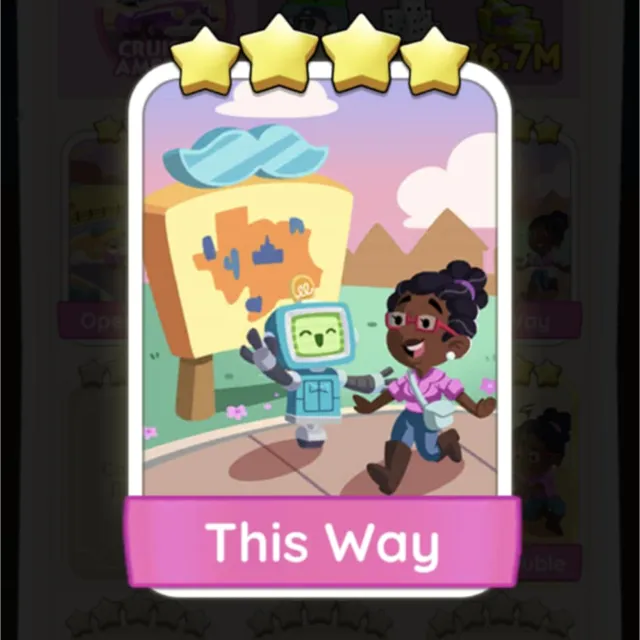 Set16 This Way ,Monopoly Go Sticker,Set16:3