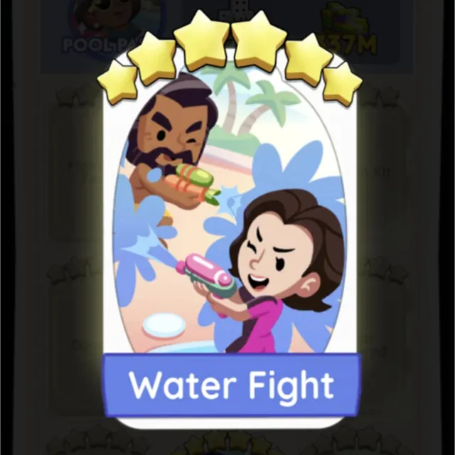 Set19 Water Fight,Monopoly Go Sticker,Set19:8