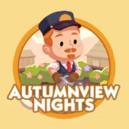 Set 13 AUTUMNVIEW NIGHTS Monopoly Go Sticker