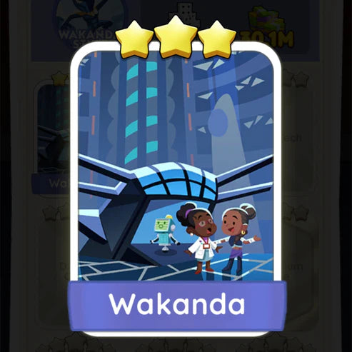 Set16 Wakanda,Monopoly Go Sticker,Set16:1