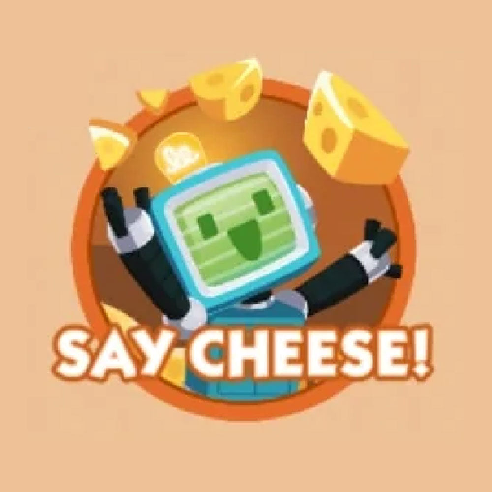 Set 16 SAY CHEESE! Monopoly Go Sticker