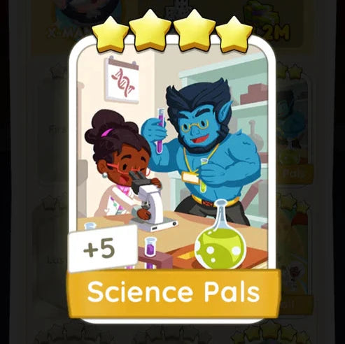 Set17 Science Pals,Monopoly Go Sticker,Set17:3