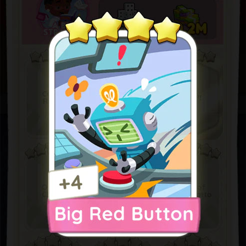 Set18 Big Red Button,Monopoly Go Sticker,Set18:2