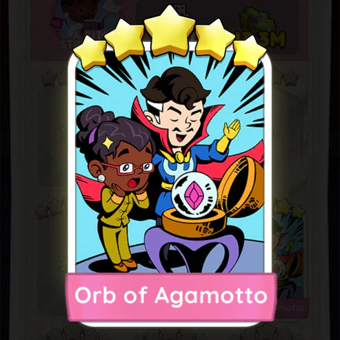 Set18 Orb of Agamotto,Monopoly Go Sticker,Set18:6