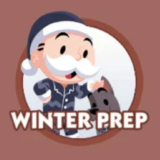 Set 20 WINTER PREP Monopoly Go Sticker