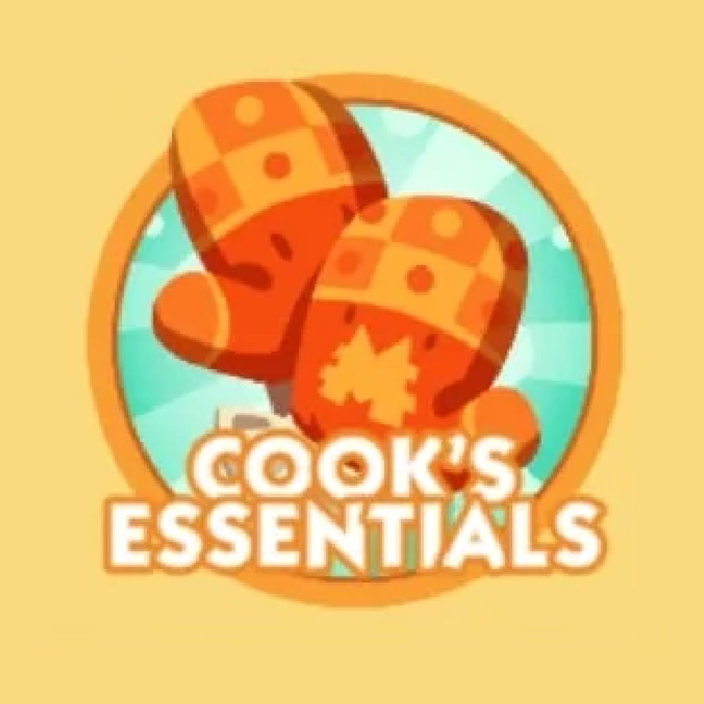Set 3 COOK'S ESSENYIALS Monopoly Go Sticker