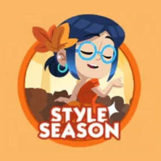 Set 4 STYLE SEASON Monopoly Go Sticker