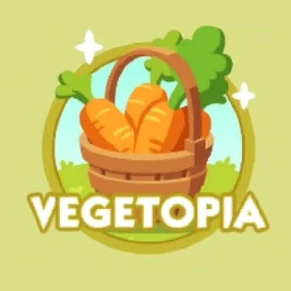 Set 6 VEGETOPIA Monopoly Go Sticker
