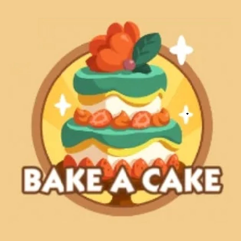 Set 7 BAKE A CAKE ,Monopoly Go Sticker