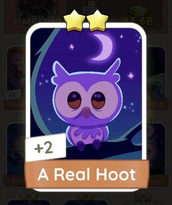 Set5 A Real Hoot,Monopoly Go Sticker,Set5:6