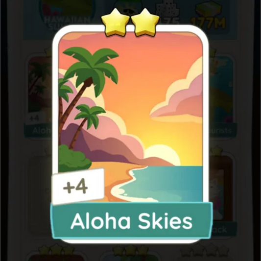 Set10 Aloha Skies,Monopoly Go Sticker,Set10:1