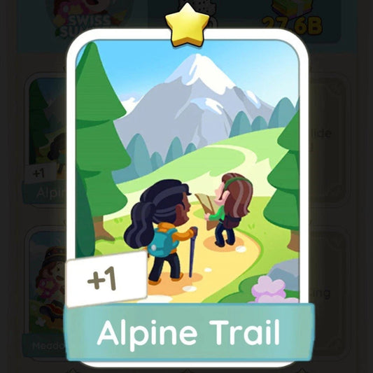 Set1 Alpine Trail,Monopoly Go Sticker,Set1:1