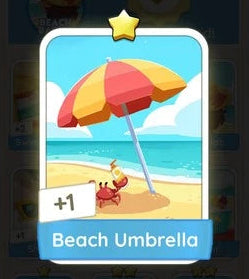 Set3 Beach Umbrella,Monopoly Go Sticker,Set3:5