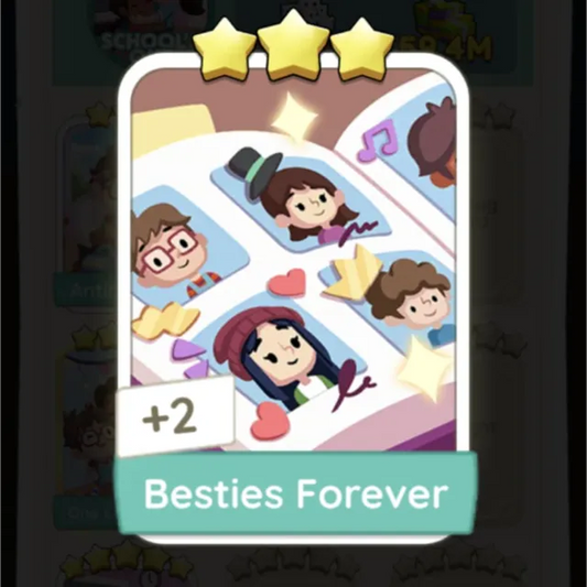Set17 Besties Forever,Monopoly Go Sticker,Set17:2