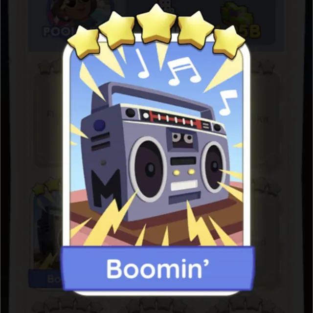 Set19 Boomin',Monopoly Go Sticker,Set19:4