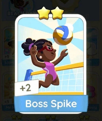 Set4 Boss Spike,Monopoly Go Sticker,Set4:7
