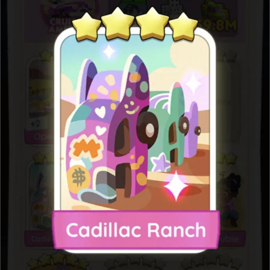 Set16 Cadillac Ranch,Monopoly Go Sticker,Set16:4