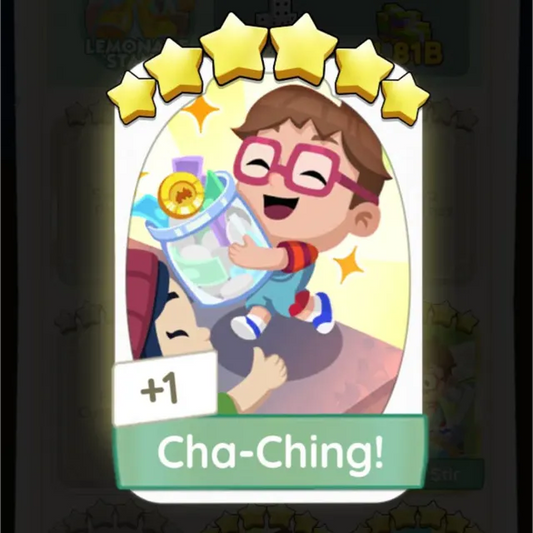 Set20 X-34 Cha-Ching!,Monopoly Go Sticker,Set20:6