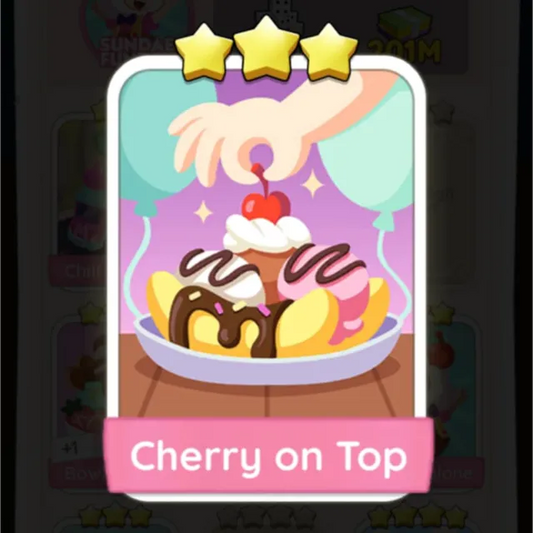 Set11 Cherry on Top,Monopoly Go Sticker,Set11:5