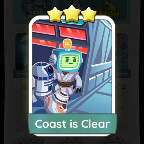 Set16 Coast is Clear ,Monopoly Go Sticker,Set16:3