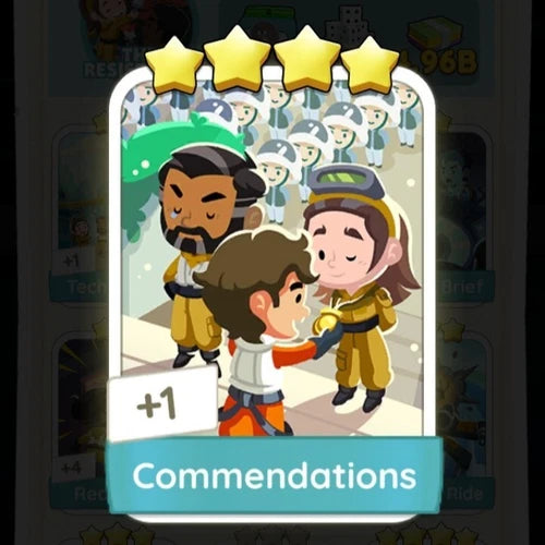 Set11 Commendations,Monopoly Go Sticker,Set11:9
