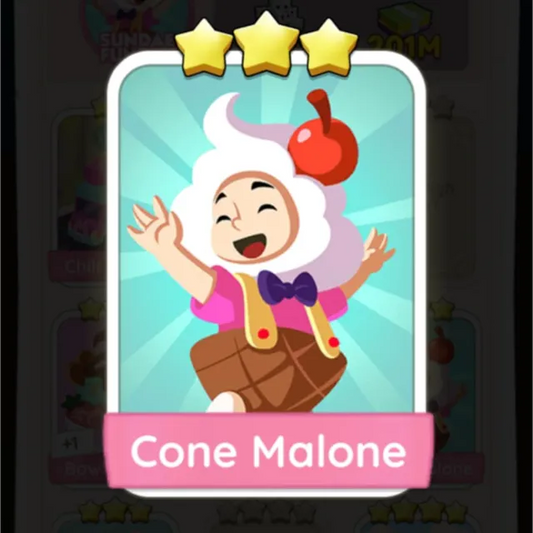 Set11 Cone Malone,Monopoly Go Sticker,Set11:6