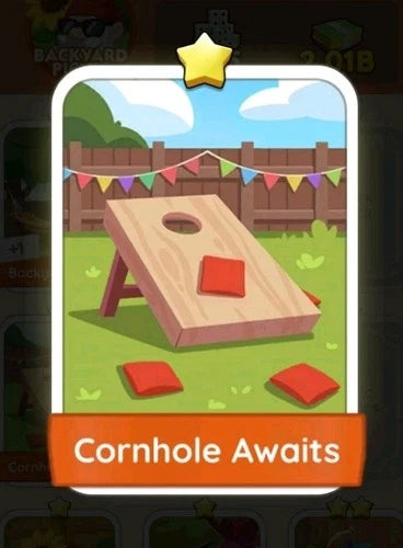 Set2 Cornhole Awaits,Monopoly Go Sticker,Set2:4