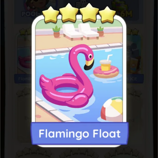 Set19 Flamingo Float,Monopoly Go Sticker,Set19:1
