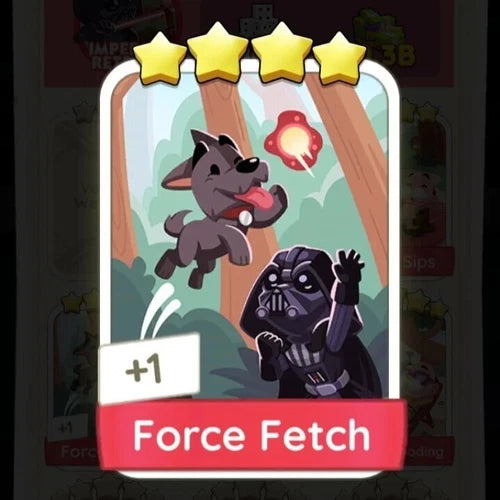 Set18 Force Fetch,Monopoly Go Sticker,Set18:4