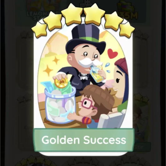 Set20 Golden Success,Monopoly Go Sticker,Set20:7