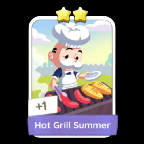 Set8 Hot Grill Summer,Monopoly Go Sticker,Set8:5
