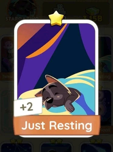 Set5 Just Resting,Monopoly Go Sticker,Set5:3