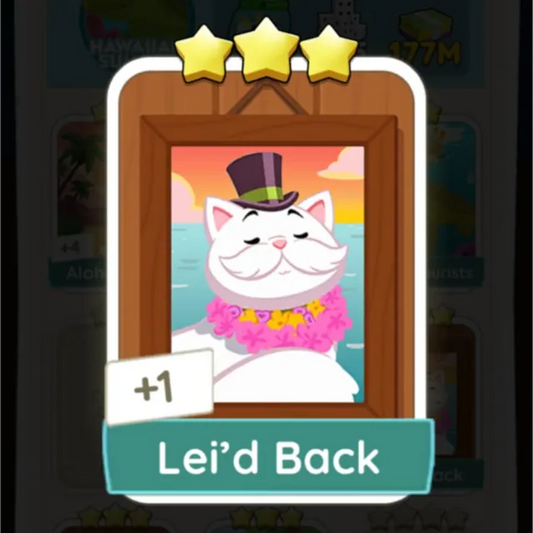Set10 Lei'd Back,Monopoly Go Sticker,Set10:6