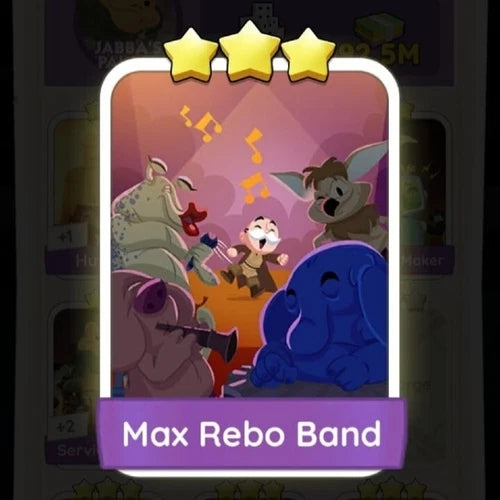 Set10 Max Rebo Band,Monopoly Go Sticker,Set10:9