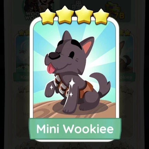 Set19 Mini Wookiee,Monopoly Go Sticker,Set19:3