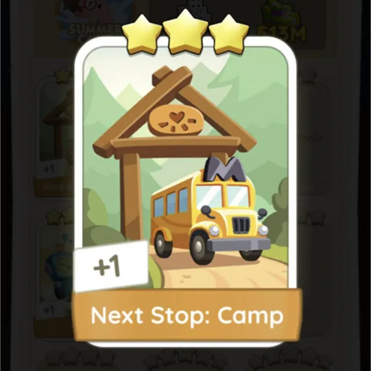 Set15 Next Stop: Camp 94,Monopoly Go Sticker,Set15:1