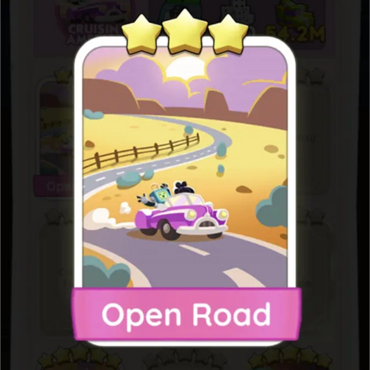 Set16 Open Road,Monopoly Go Sticker,Set16:1