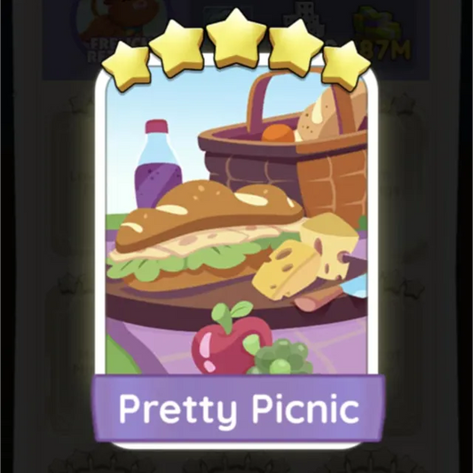 Set18 Pretty Picnic,Monopoly Go Sticker,Set18:5