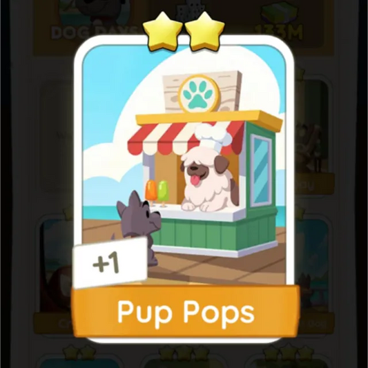 Set7 Pup Pops,Monopoly Go Sticker,Set7:5
