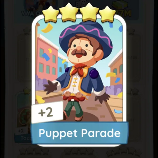 Set14 Puppet Parade,Monopoly Go Sticker,Set14:5