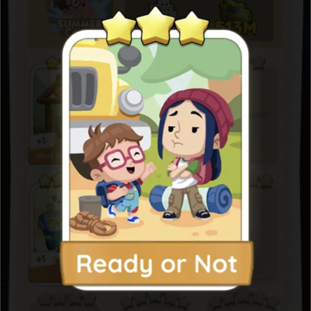 Set15 Ready or Not,Monopoly Go Sticker,Set15:2
