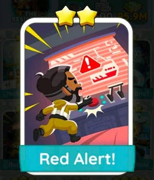 Set11 Red Alert!,Monopoly Go Sticker,Set11:4