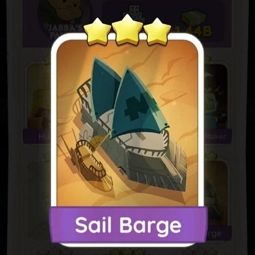 Set10 Sail Barge,Monopoly Go Sticker,Set10:6
